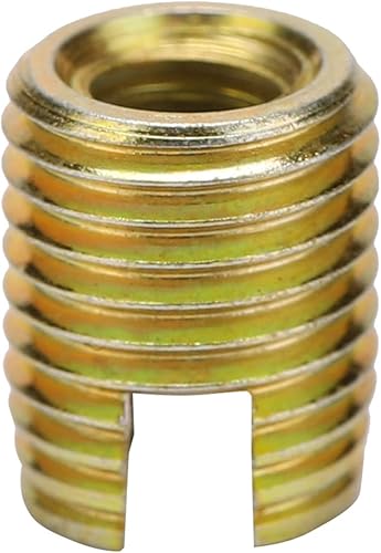 Inserti filettati 20Pcs 302 Acciaio al carbonio autofilettanti Inserto filettato per viti Accessori di riparazione(Inner M3*0.5 Outer M5*0.5: 6mm / 0.2in) - Honorern