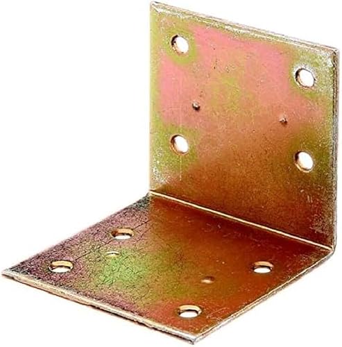 Alberts 332723 Squadretta di giunzione angolare, Acciaio, 60 x 60 x 60 mm / 25 pz - Honorern