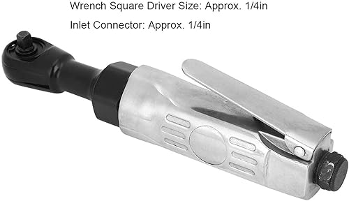 Chiave Pneumatica da 1/4 Pollici, Chiave a Cricchetto Pneumatica, Torsione 25ft-Lbs, per Costruzione Navale e Fabbricazione di Macchinari - Honorern
