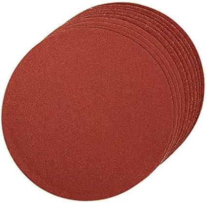 Dischi abrasivi da 125 mm – Supporto a strappo, set di carta vetrata rotonda, per levigatrici orbitali casuali, confezione da 5 dischi abrasivi – 40 tamponi abrasivi per levigatrice orbitale - Honorern