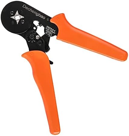Strumento di crimpatura della ghiera, strumenti di crimpatura regolabili della pinza per crimpatura Dechengbao utilizzati per manicotti per cavi da 0,25-6 mm2 (AWG 23-7), crimpatrice per ghiere - Honorern