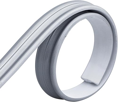 Modanature autoadesive per il soffitto, per la casa fai da te sul telaio dello specchio della porta dell'armadio, pareti, soffitto, pavimento, piastrelle, bordi, modanature decorative (1, bianco, 5 m - Honorern