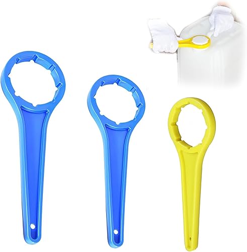 3 Pz Chiave ad anello Duo DIN 41 DIN 51 DIN 61 Chiave per tanica Pratica per tanica 5/10/20/25/30 per aprire facilmente i contenitori semplice e pratico - Honorern