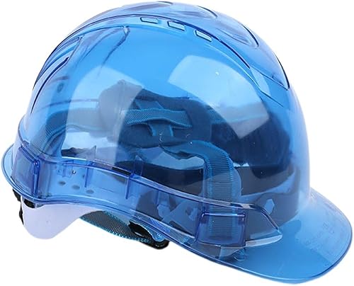 Casco di Sicurezza Industriale Trasparente, Elmetti Costruzione, Elmetto Protettivo per Lavoratori Elmetto Lavoro per Esterni, per Silvicoltura, Costruttori E Industriali - Honorern