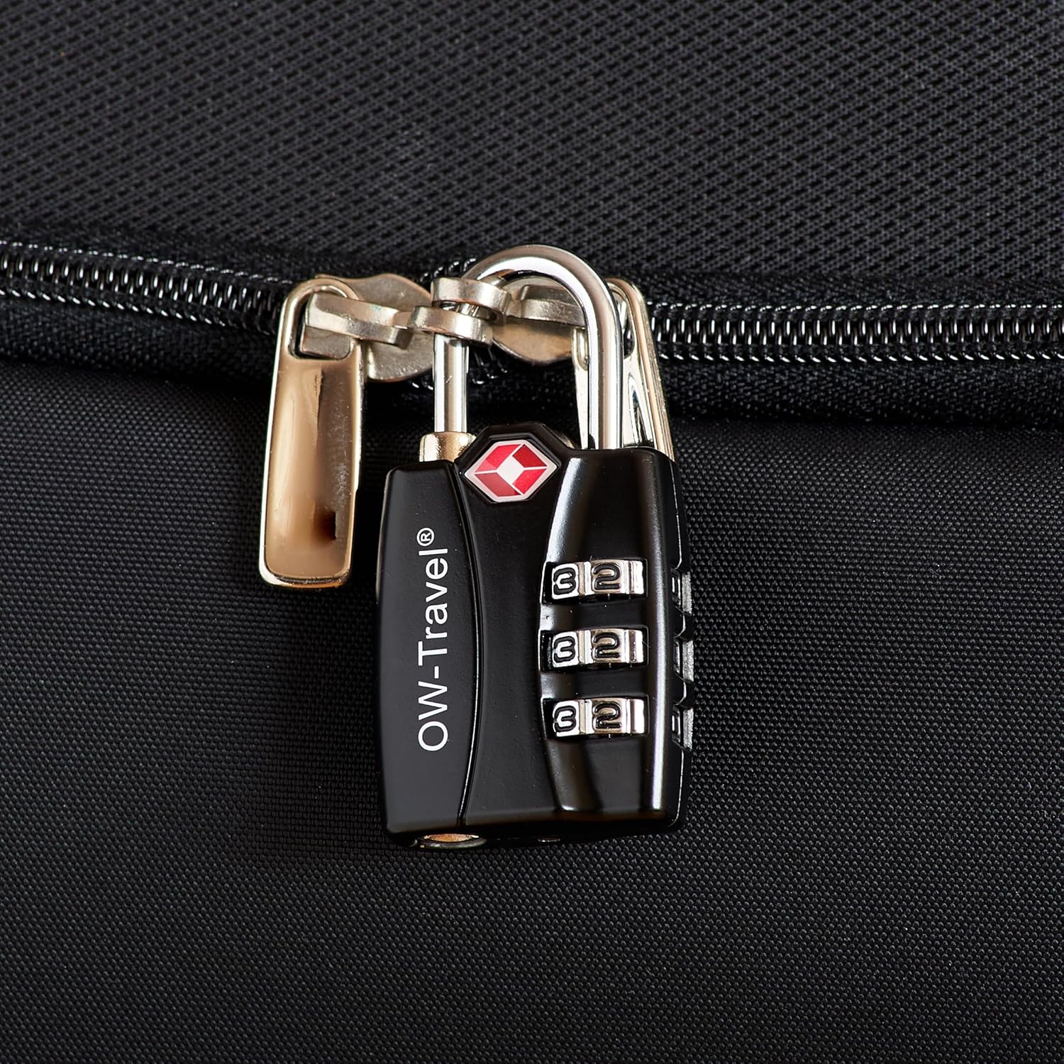 Lucchetto Combinazione Aprire Alert Indicatore TSA per Valigie e Bagagli. Lucchetto con Combinazione per Armadietto Palestra. Nero 1 Pezzo - Honorern