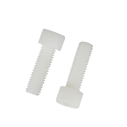 Viti a Brugola in Plastica, Viti Esagonali in Nylon M5x20mm (40 Pezzi) - Honorern