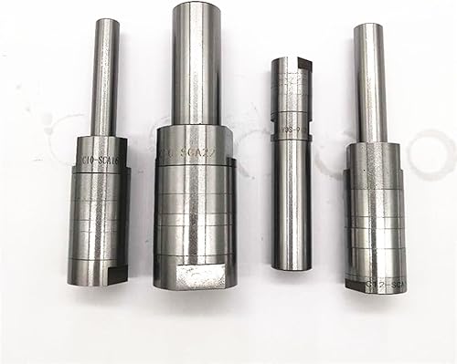 Set di pinze a molla, 1 pezzo, asta per fresa con gambo dritto Morse da 10/12/16/20 mm, lama per sega per fresatura, foro interno da 13 mm, 16 mm, 22 mm, 27 mm, strumento di fresatura per tornio - Honorern