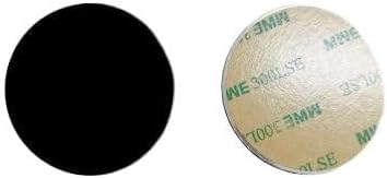 Piastra di copertura per foro chiave, 2 pezzi, per riparazioni, per serratura della porta, autoadesiva, in acciaio inox satinato con impermeabilizzazione in poliuretano nero, diametro 60 mm - Honorern