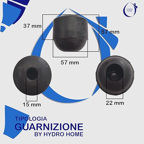 Sfera in gomma di ricambio per cassetta wc compatibile Grohe - Honorern