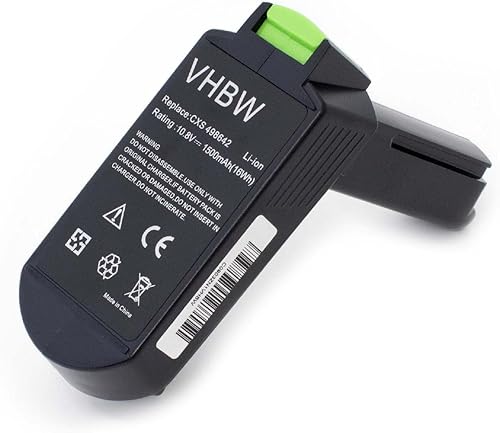 batteria compatibile con Festool CXS, CXS 1.3 Li Plus, CXS 1.3 Li Set, CXS 1.5 Li Plus attrezzo da lavoro (1500 mAh, Li-Ion, 10,8 V) - Honorern