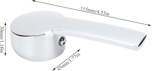 Maniglie per Rubinetti, Maniglia del rubinetto dell'acqua calda e fredda, Maniglia del rubinetto bagno della cucina in lega di zinco per il nucleo della valvola 35 mm, Sostituzione della maniglia leva - Honorern