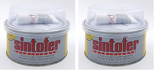 Sintofer FER175V Stucco Vetrificato per Metalli, Ambrato (Confezione da 2) - Honorern
