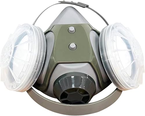 Respiratore riutilizzabile Semimaschera antigas, respiratore per verniciatura, saldatura, lucidatura, lavorazione del legno e altre protezione del lavoro - Honorern