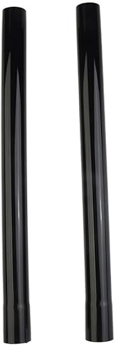 Tubo di prolunga per aspirapolvere, 35 mm, in ABS, nero, per pulizia del pavimento, senza piegatura, confezione da 2 - Honorern