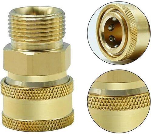 Adattatori girevoli M22 maschio e femmina per standardizzare le connessioni con un accoppiatore da 3/8' (M22 da 15 mm a 3-8') - Honorern