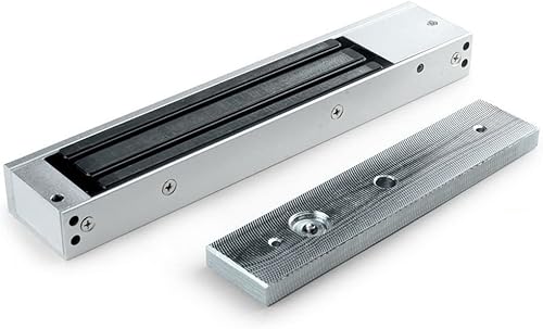 Serratura magnetica impermeabile 280 kg 600lbs serrature elettromagnetiche per sistema di controllo accessi host controller porta serrature di accesso modalità NC, superficie spazzolata - Honorern