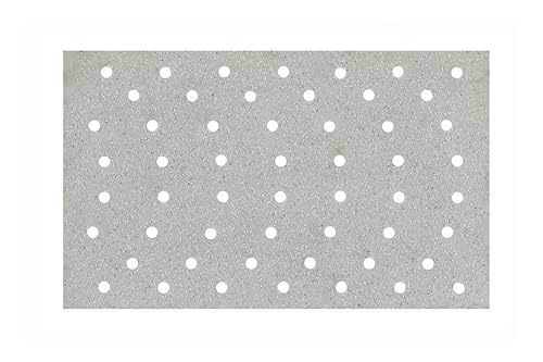 Mirka Iridium Premium carta abrasiva 81x133mm a strappo 54 fori, grana 60, 50/confezione / Per la levigatura di vernice, stucco, fondo, legno, acciaio, materiali minerali, plastica - Honorern