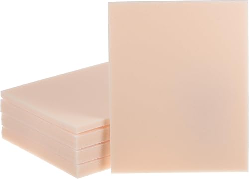 8pz Spugna Abrasiva 5-1/2' x 4-3/8' Tampone Spugne Abrasive 3000 Grana Levigatura a Mano Fogli Carta Vetrata Bagnata Asciutta per Modelli Metallo Mobili Lucidatura, Beige - Honorern