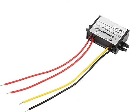 Convertitore DC 5V AC 12V 24V a DC 5V Convertitore Modulo Convertitore di Tensione Modulo di Alimentazione Step-down AC-DC per Pompa Acqua per Camion Auto(5A) - Honorern