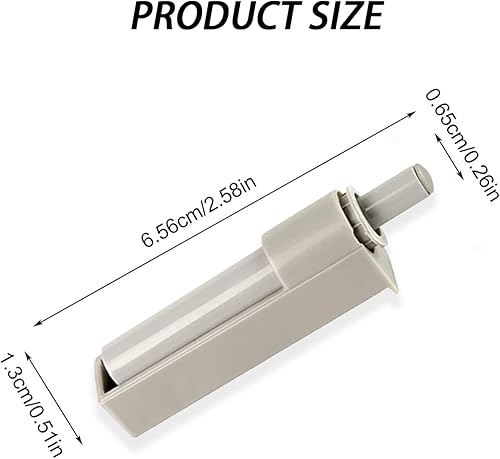 20 smorzatori per ante dell'armadio, con chiusura morbida, multifunzionale, contro le porte sbattute, apriporta a pressione, per armadio, cassetti - Honorern