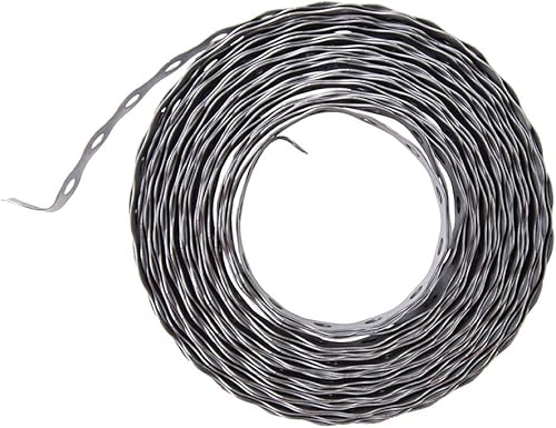 Reggetta metallica,reggetta metallica for carichi pesanti,308106 Fascia di fissaggio zincata, argento, 17 mm x 10 m - Honorern