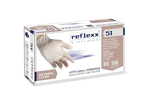 51 GUANTI'm' IN LATTICE CON POLVERE GR.5,0 100PZ - Honorern