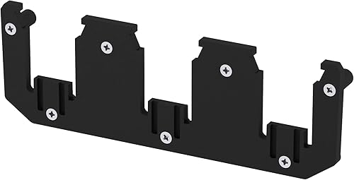 Supporto da parete a batteria adatto per batterie Milwaukee M18 / 18 V / supporto a batteria (3 batterie) con viti e tasselli [Made in Germany] - Honorern