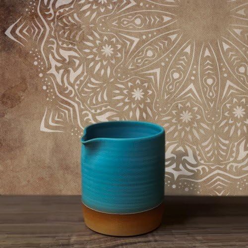 TUTTI STENCIL Home Decor Rosetta 011 Mandala, Misure: Stencil 50 x 50 cm - Design: 48 x 48 cm. - Honorern
