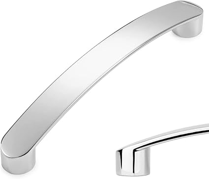 Maniglie per Mobili da Cucina 64mm, 6 Pezzi Maniglie Cucina cromo lucido Maniglie per Mobili Maniglie per Armadio Maniglie per Mobili Moderni Maniglie Armadio - Honorern