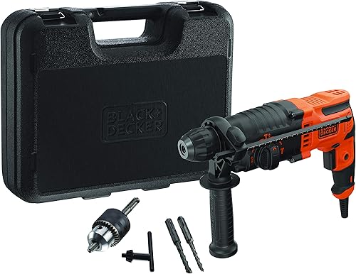 Black+Decker BEHS01K-QS - Martello Tassellatore/Scalpellatore SDS+ 650W 1.4J in Valigetta - Honorern