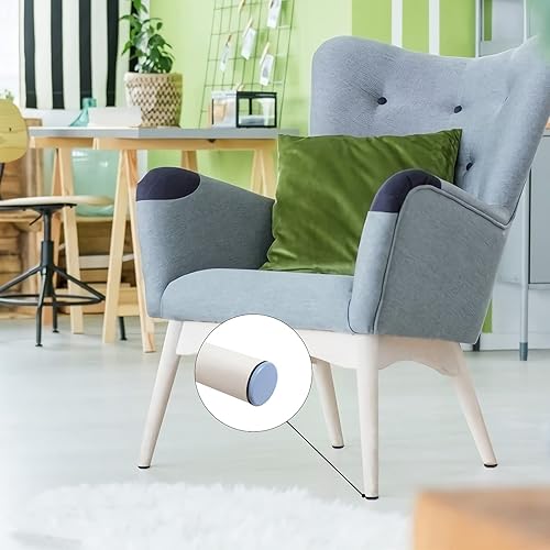 Scivoli per Mobili Scivoli Autoadesivi per Mobili Rotondi Protezione Pavimento Cuscinetto Antirumore per Sedia Divano Scrivania Tavolo Macchina Caffè 22mm 25mm 12 Pezzi - Honorern