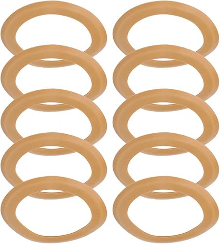 Anello pistone in gomma da 10 pezzi, fascia elastica per compressione compressore d'aria, kit guarnizioni in gomma, accessori pompa isolati per compressore d'aria silenzioso senza - Honorern
