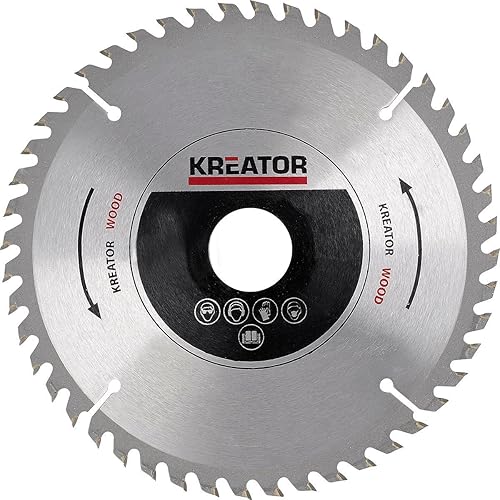 Kreator Lama per seghe circolari taglio legno Ø250mm 48 denti acciaio KRT021301 - Honorern