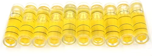 Chiloskit 10 Pics - Livella a bolla cilindrica, in plastica, per foto, foto, 9,5 x 34 mm - Honorern