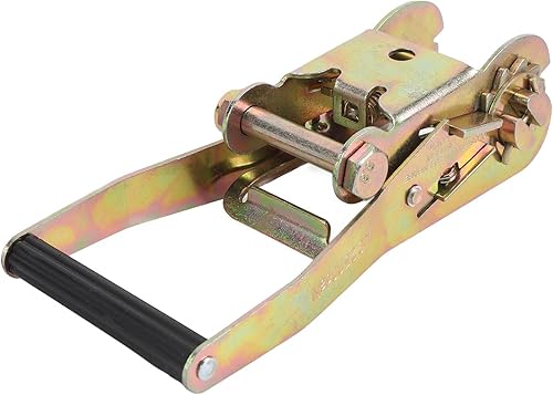 Tenditore a Cricchetto 2 Pollici 2500 Kg di Serraggio Cinghia a Cricchetto in Acciaio Carbone Adatto per Fissare Carichi su Auto, Camion, Motociclette, Rimorchi - Honorern