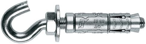 Index AZAMG06-Ancoraggio zama zincato bicromato gancio 06 Ud. (Confezione da 50) - Honorern