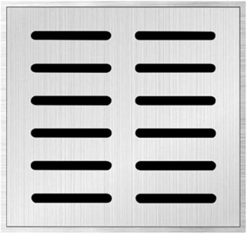 Griglia di scarico in acciaio inox, copertura per drenaggio esterno, scarico a pavimento con telaio, copertura per fossa di drenaggio, copertura per fognature per acqua piovana per drenaggio esterno - Honorern