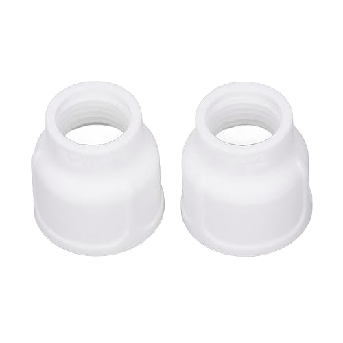 2Pcs Tazze per Saldatura Tig Tazza per Torcia per Saldatura in Ceramica Bianca Kit di Accessori per Ugelli in Ceramica per DB SR WP 9 20 25 WP 17 18 26 Tig e Altre Torce per - Honorern