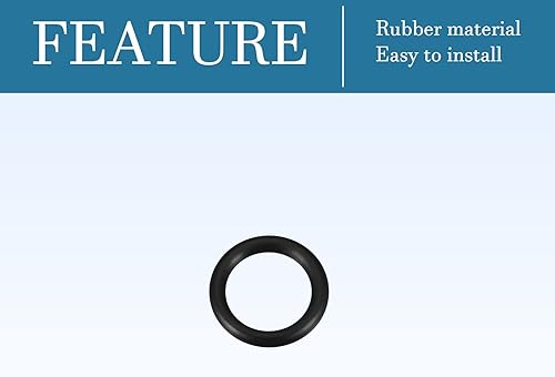 26mm x 19mm x 3.5mm Nitrile Gomma O-Rings x 20pz Rotondo Guarnizione Rondella per Rubinetto Idraulica Riparazione Sigillatura Connessione [Nero] - Honorern