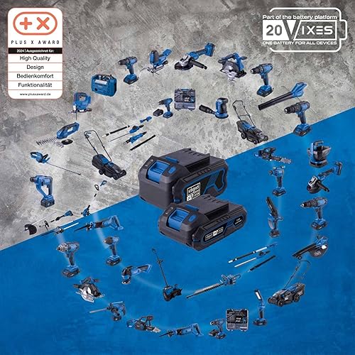 Rasaerba a batteria - SCHEPPACH BC-MP430-X - 20V IXES - larghezza di taglio 43 cm - Mulching - senza batteria n� caricabatterie - Honorern