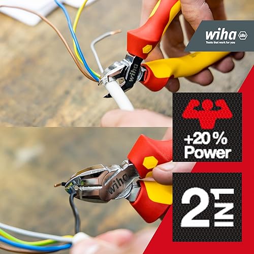 WIHA 27431 - Alicates de corte diagonal de aislamiento Professional electric con DynamicJoint Z 14 0 06 160 mm SB Professional electric Cod. Z14016006SB - Honorern