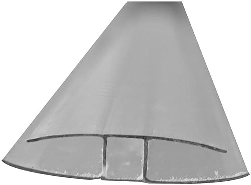 Profilo Giunzione H per Lastra Policarbonato Alveolare - Lunghezza 1,5 metri Spessore 6 mm - Protetto UV - Honorern