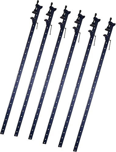 60' (1500 mm) Ghisa T-Bar Sash Clamp Grip Work Holder Vice Slide Cramp 6pc - Honorern