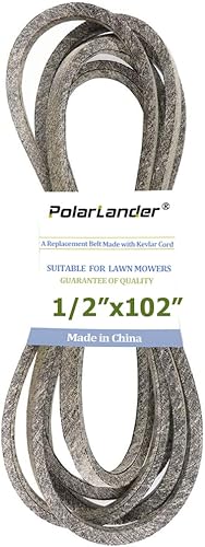 Cinghia di Trasmissione in Kevlar per Tosaerba 1/2' x 102' di Ricambio per Honda 22431-V09-A01, John Deere M110978, Bunton PL4740, PL7040, Dayco L4102, Dr Power Equipment 15173, Gates 68102 - Honorern