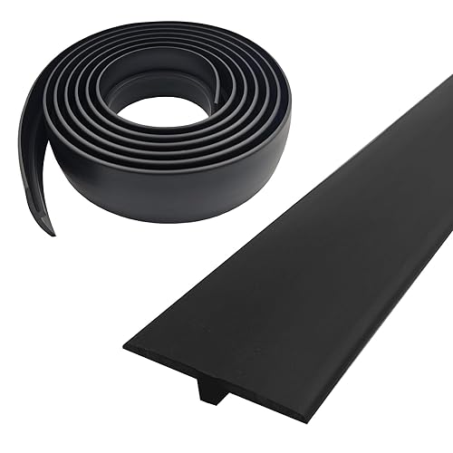 Profilo di transizione, profilo a T, autoadesivo, 5 × 300 cm, listello per porte e pavimenti di collegamento di piastrelle in laminato (rovere giallo, 5 cm × 3 m) - Honorern