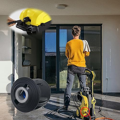 SQAQS Idropulitrice ad Alta Pressione Raccordo Rapido, Lega di Alluminio, Adattatore M22-14MM, Adattatore per tubo rapido per Nil fisk/Bo sch Quick Connect, Connect Tubo Flessibile Compatibile Inserto - Honorern