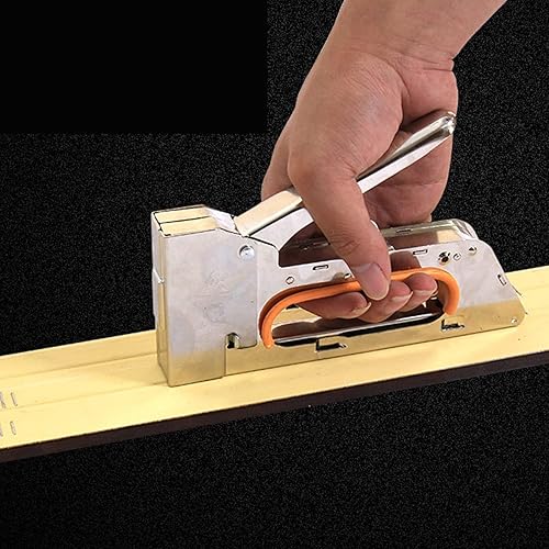 Mobili Costruzione Cucitrice Tappezzeria Graffetta con Staple Decorazione Domestica Carpenteria Strumenti - Honorern