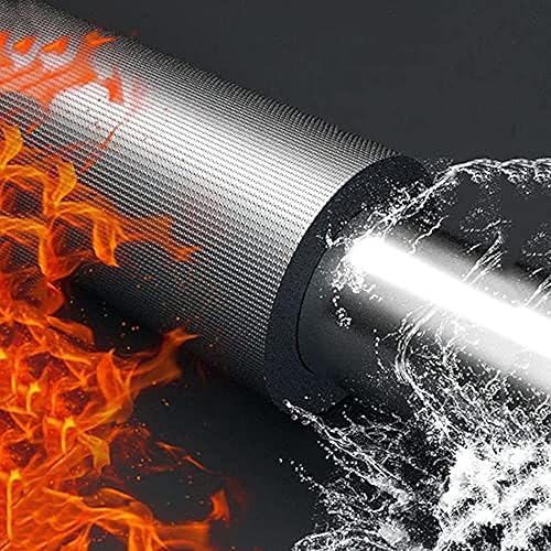 0.95m Coppelle in Lana di Roccia con Alluminio, Tubo Isolante per Tubi, Ignifugo Antigelo, Ispessito Autoadesivo Isolante Utilizzato in Bagno, Tubo di Fabbrica, ID2(Size:ID 34mm/1.34in) - Honorern