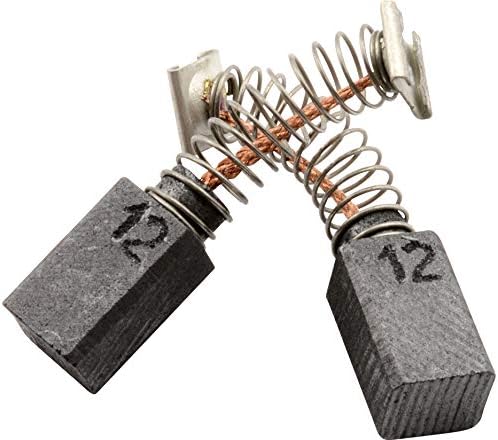Spazzole di Carbone ca-17-45433 per Hitachi Trapano D 10VG - 6,5x7,5x12mm - Con arresto automatico, molla, cavo e connettore - Sostituisce le parti originali 999041, 999072 & 999080 - Honorern