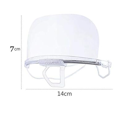 Protezione per il viso, trasparente anti-appannamento, spray per saliva, cuoco e bocca, protezione per alimenti, protezione per il viso, in plastica, per hotel, cucina, ristorante (20 pezzi) - Honorern